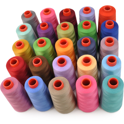 40s2 100 Спутанная полиэстерная швейная нить China Manufacturer Thread Polyester 202 302 402 502 602 джинсовая швейная нить