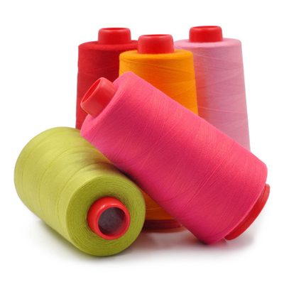 40s2 100 Спутанная полиэстерная швейная нить China Manufacturer Thread Polyester 202 302 402 502 602 джинсовая швейная нить