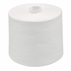 Сырье белое 100% полиэфирная пряжа для шитья вязание ткачество