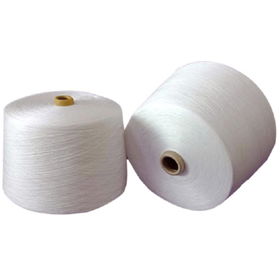 S Twist 100% Ring Spun Polyester Yarn 30/2 40/2 60/2 Необработанная белая пряжа