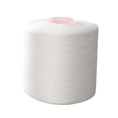 Yizheng Polyester 40/2 Спунутый полиэстер швейная пряжа сырой белый цвет