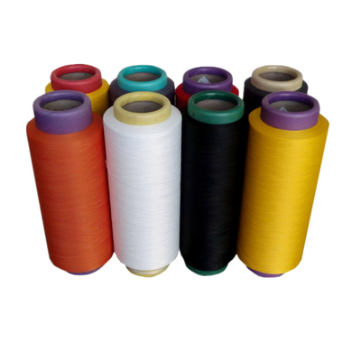 150D/48F Dope Dyeed Balck Raw White DTY 100% полиэфирная пряжа для вязания носков