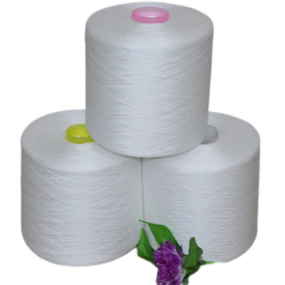 20s, 20/2 20/3 20/4 20/6 100% Полиэстер Ring Spun Yarn Сырой Белый Пряжа для вязания и шитья